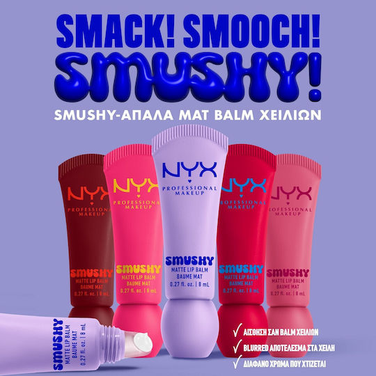 NYX Professional Makeup Smushy Lip Balm & SPF8 08 Smudge Fudge 8ml