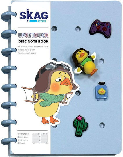 Skag Heft Geregelt 100 Blätter 1Stück (Μiverse Designs)