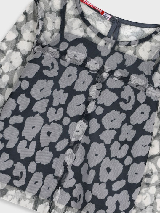 Kinderhemd Langarm Gray