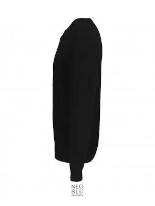 Neoblu Men's Long Sleeve Promotional T-Shirt Deep Black