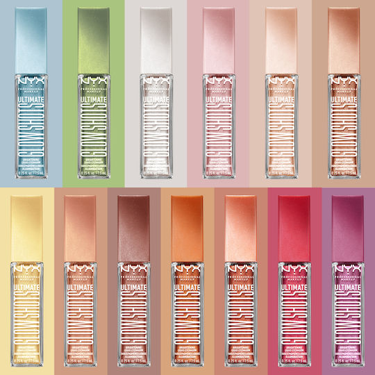 NYX Professional Makeup Ultimate Glow Shots Σκιά Ματιών σε Υγρή Μορφή 15 Pear Prize 7.5ml