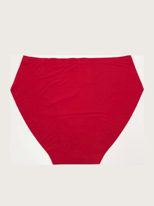Damen Slip Nahtlos Burgundy
