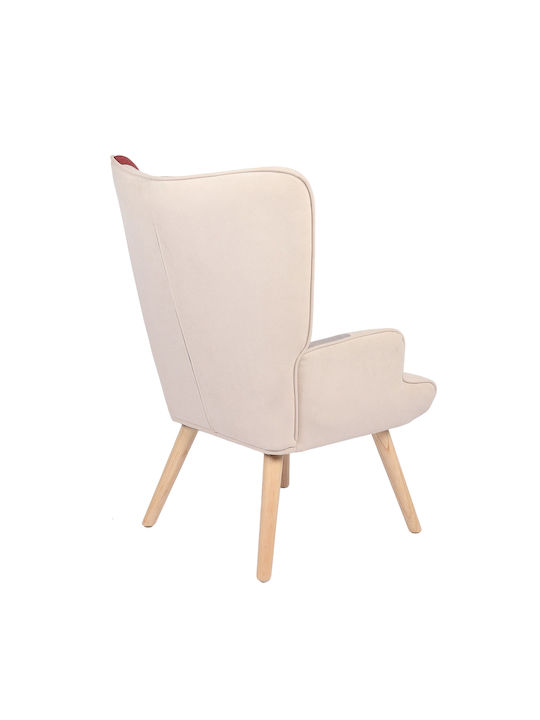 Briar Bergère Bordeaux/Grey Patchwork 73x69x96cm