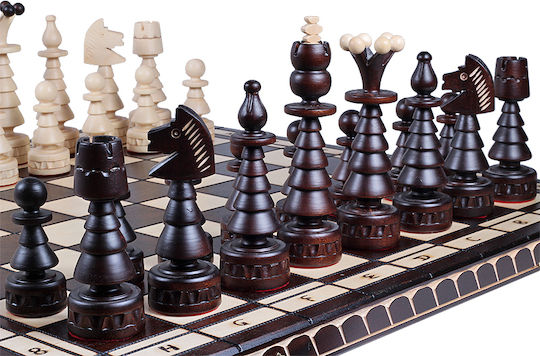 Chess Wood 60x60cm