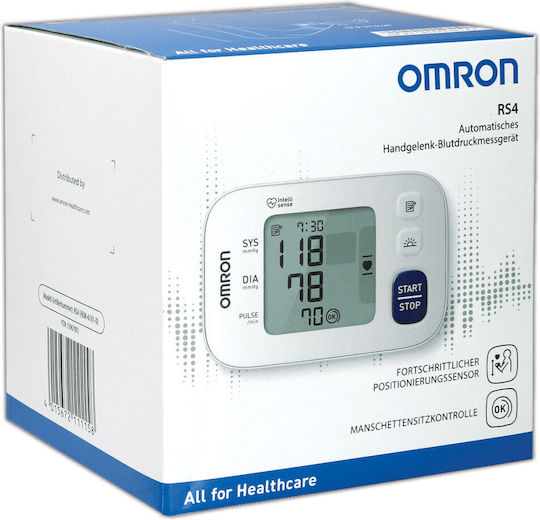 Omron RS4 Electronical Blood Pressure Monitor Wrist with Arrhythmia Detection HEM-6181-E