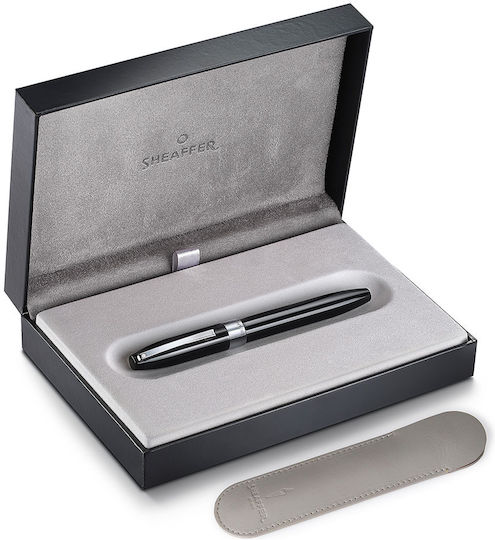 Sheaffer Πένα Γραφής Medium Μαύρη με Μαύρο Μελάνι
