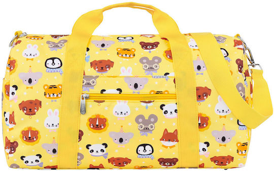 A Little Lovely Company Sack Voyage Yellow Fabric L46xW22.5xH25cm