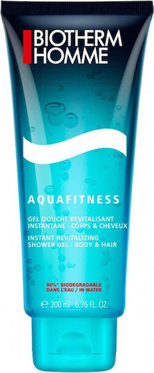 Biotherm Homme Aquafitness Αφρόλουτρο σε Gel για Άνδρες με BHA για Λιπαρότητα 200ml