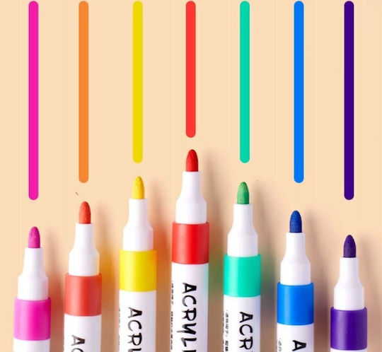 Acrylic Markers 1.2mm Multicolour 48pcs