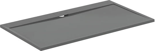 Ideal Standard Ultra Flat S I.life Правоъгълена Душ от изкуствен камък 180x90см Сив