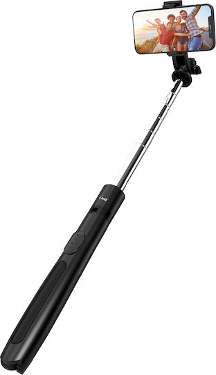Linq Băț Selfie Extensibil Bluetooth Trepied Stabil Suport Rotativ Negru