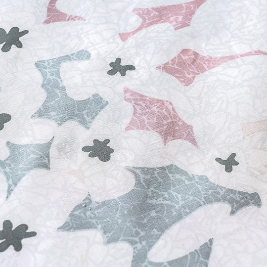 Beauty Home Duvet Set Single 160x240cm Ninet Art 12252 Grey, Pink 2pcs