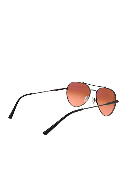 Serengeti Unisex Γυαλιά Ηλίου με Μαύρο Σκελετό και Κόκκινο Φακό SS599001