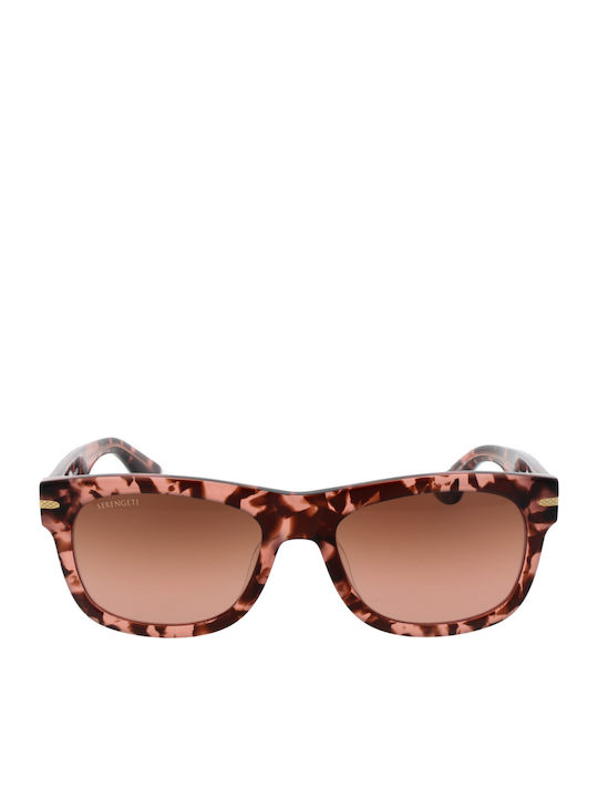 Serengeti Unisex Sunglasses with Brown Frame and Brown Polarized Lens SS549002