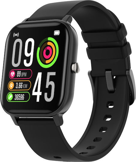 ProFiT Aluminiu Smartwatch (Negru)