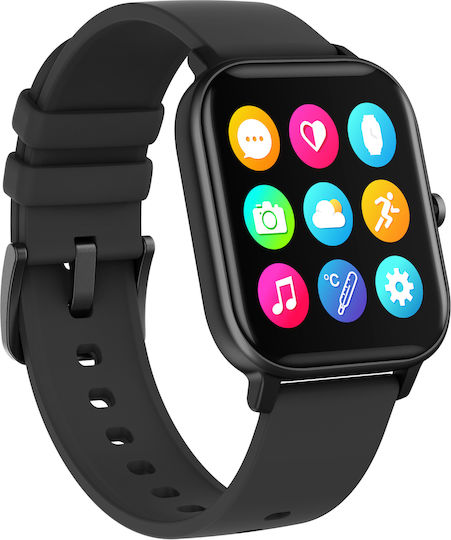 ProFiT Aluminiu Smartwatch (Negru)