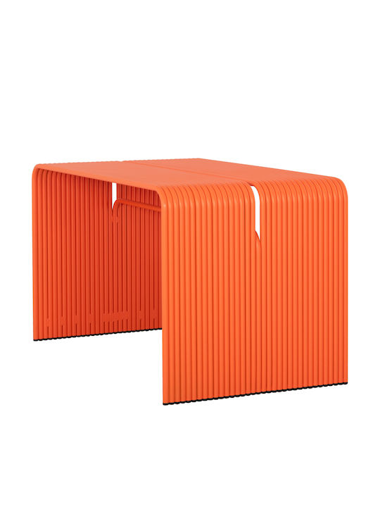 Intrepid Masă Sala de mese din Aluminiu Orange 121x70x70buc