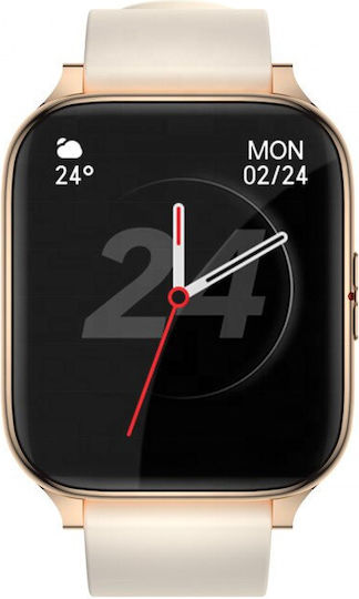 MostWanted FiT Aluminium Smartwatch με Παλμογράφο (Dark Pink)