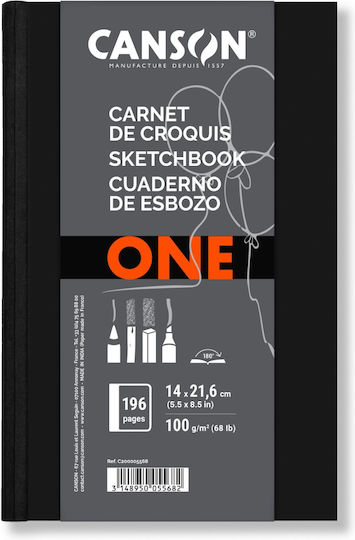 Canson Sketchbook Art Book One 14x21.6cm A5 / 14.8X21Cm 14-5568