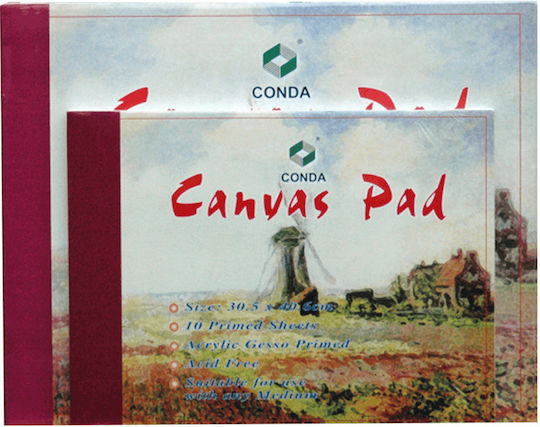 Conda Μπλοκ Σχεδίου Sketchbook A4 21x29.7cm με Φύλλα Καμβά