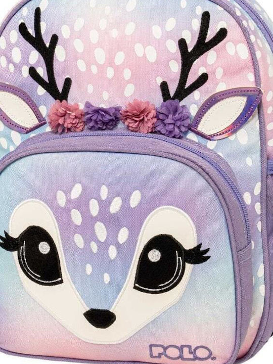 Polo Backpack School Bag Backpack Kindergarten Dear with Water Bottle Holder 10Liters 2025