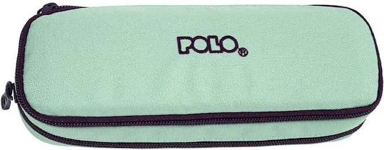 Polo Duo Box Pencil Case with 2 Compartments Green