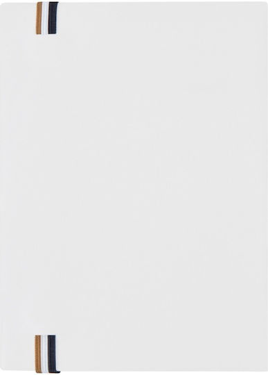 Boss Iconic Notebook A5 with Blank Pages White