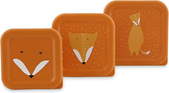 Trixie Nesting Snack Box Plastic Kids' Food Container Orange