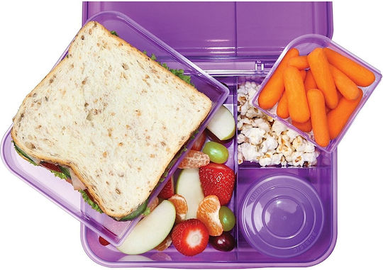 Sistema Bento Πλαστικό Παιδικό Σετ Φαγητού 1.65lt Μέντα 21.8 x 18.5 x 7.7εκ.