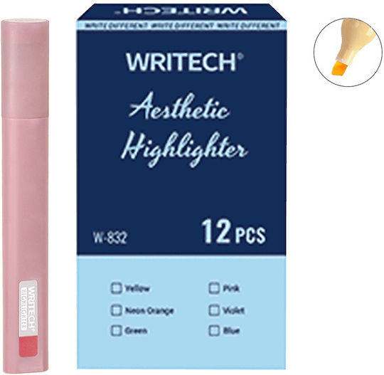 Writech Textmarker 0.5mm Baby Pink