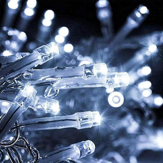 200 Λαμπάκια LED 20μ. Λευκά σε Σειρά