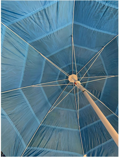 Strend Pro Wakiki Umbrelă Pliabilă Plajă Diametru 1.8m Albastră