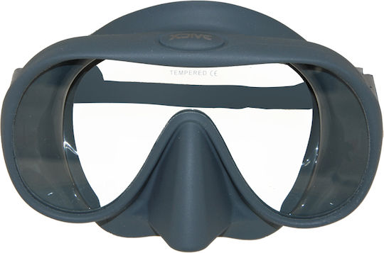 Goa Diving Mask Silicone Steel Blue
