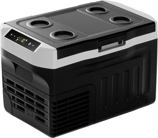Euhomy CF014 Φορητό Ψυγείο 21lt 12V / 220V / 240V / 24V / Ηλιακό Εκρού