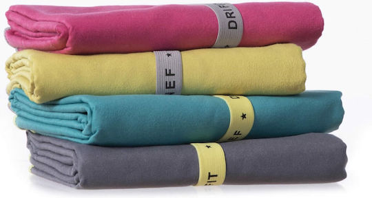 Nef-Nef Homeware Vivid Microfiber Body Towel 200gr/m² Celery 150x75cm
