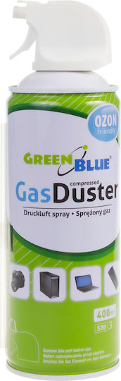 Green Blue Compressed Air Spray 400ml 1pcs