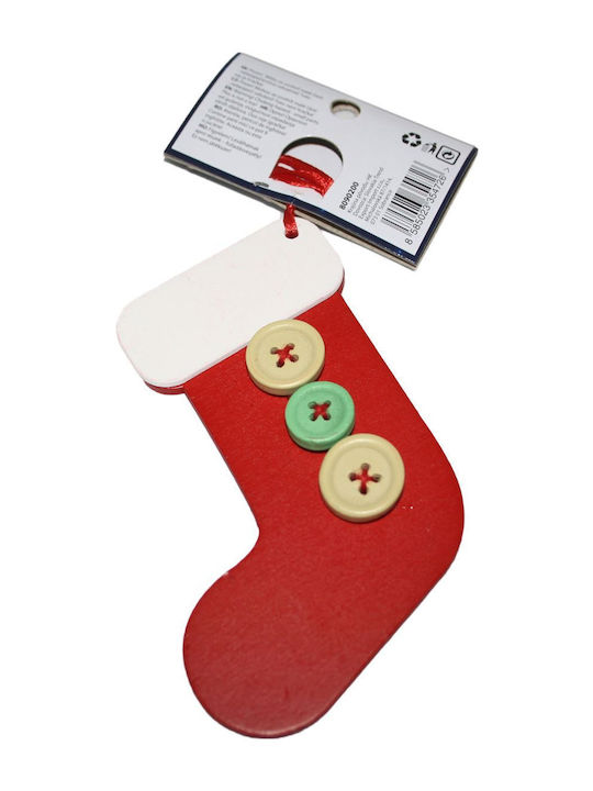 Strend Pro Christmas Wooden Figure Boot Height 11cm
