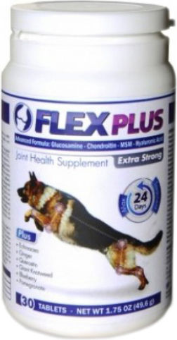 Flexplus Multivitamine für Hunde in Tablettenform 30 Registerkarten für Gelenke