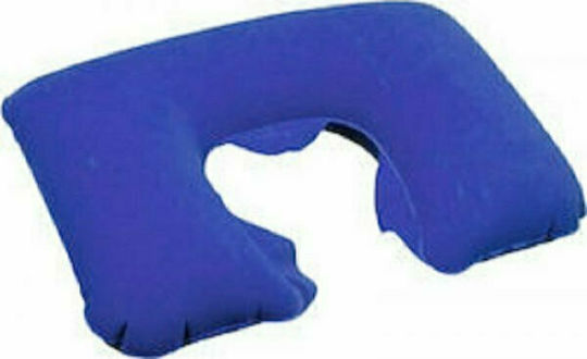 Behrend Inflatable Travel Pillow Travel Set Pillow with Carrying Case Blue