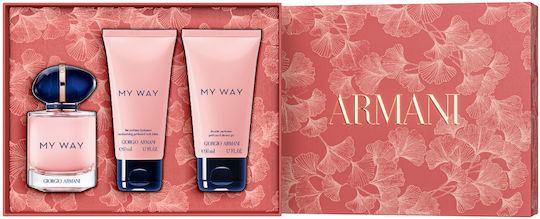 Giorgio Armani My Way Women's Set with Eau de Parfum and Shower Gel 3pcs