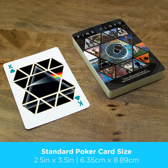 Aquarius Pink Floyd Collectible Playing Cards Laminated Black