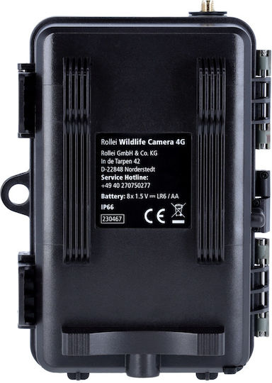 Rollei Rollei Wildlife Κάμερα Κυνηγιού Νυχτερινής Λήψης με Ανίχνευση Κίνησης