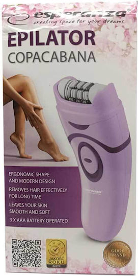 Esperanza Copacabana Αποτριχωτική Μηχανή Epilator για το Σώμα EBD002V