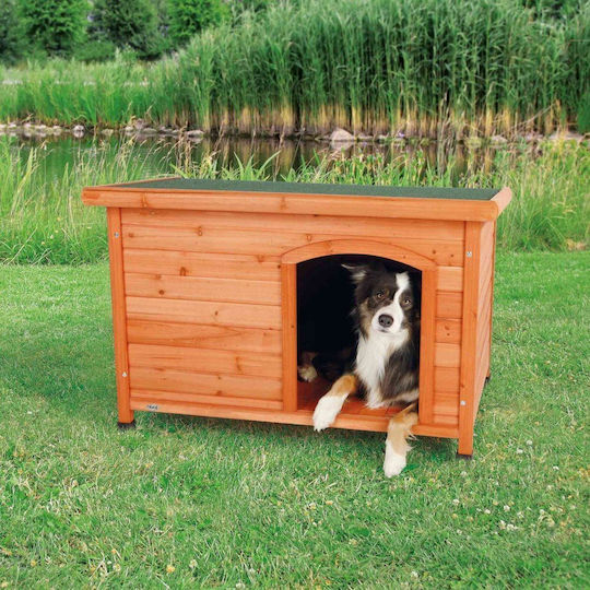 Trixie Natura Hundehaus Hölzernes Außenbereich Braun 85x58x60cm