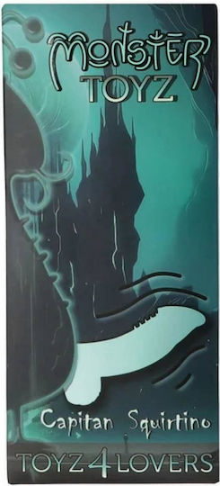 Toyz4lovers Dildo με Όρχεις και Βεντούζα Τιρκουάζ 30cm