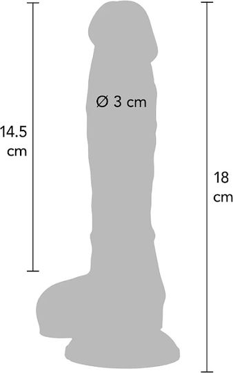ToyJoy Pride Rainbow Lover Ρεαλιστικό Dildo με Βεντούζα 18cm