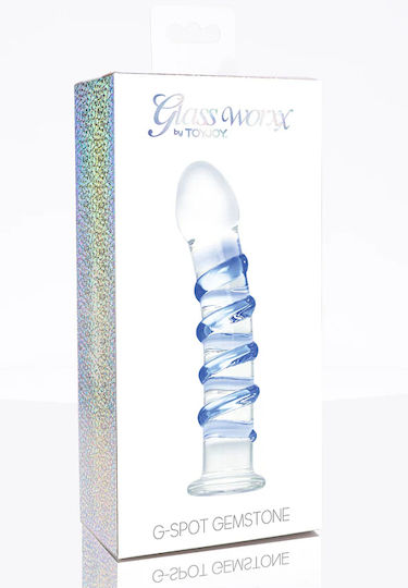 ToyJoy Glass Worxx Glass Dildo Transparent 18cm