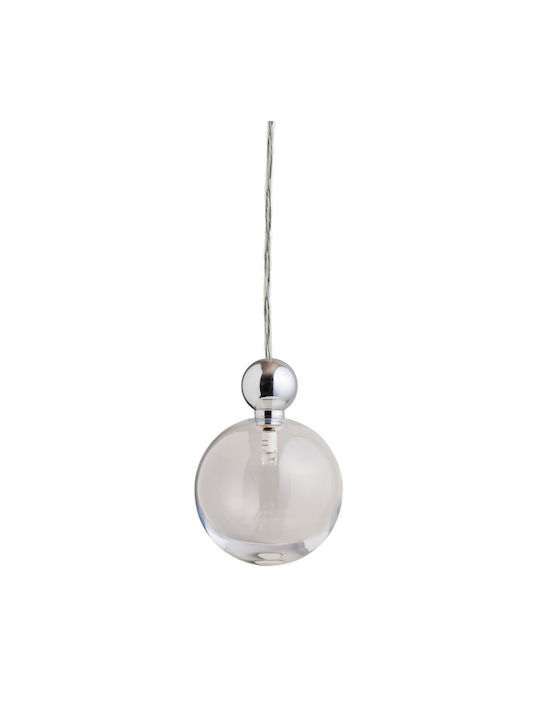 Ebb & Flow Pendant Light Transparent with Socket G4 10x10cm