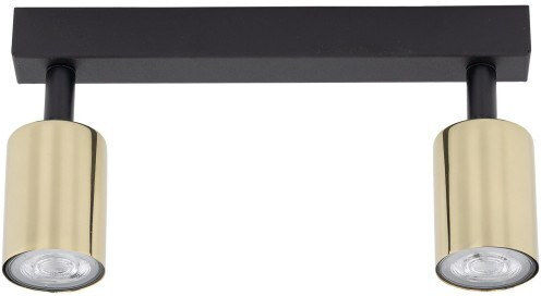 TK Lighting Διπλό Σποτ με Ντουί GU10 σε Μαύρο Χρώμα