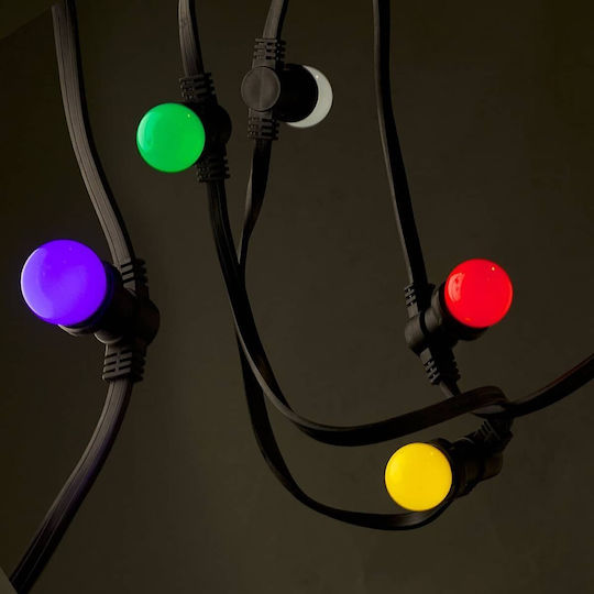 Led7 Λάμπα LED 2W για Ντουί E27 και Σχήμα G45 Κίτρινο 80lm Dimmable